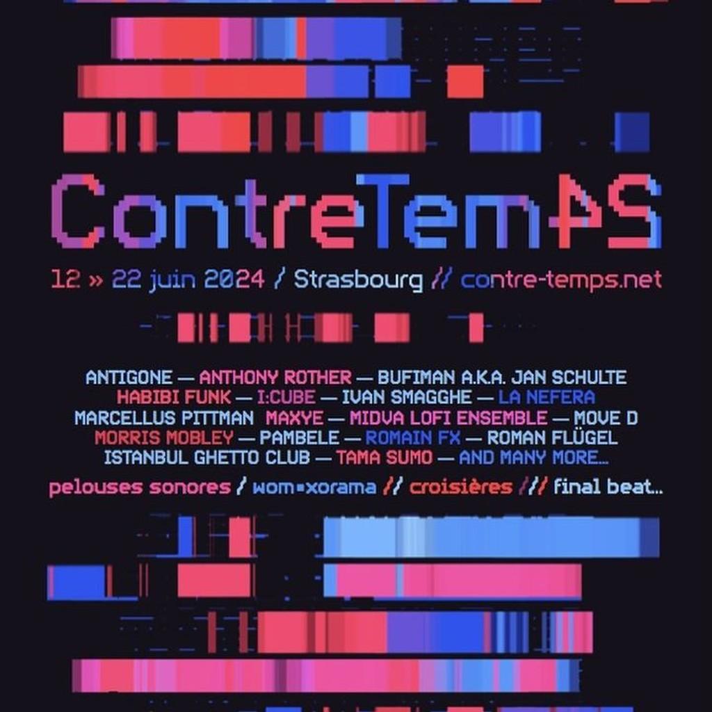 Lineup Poster Contre-Temps Festival 2024
