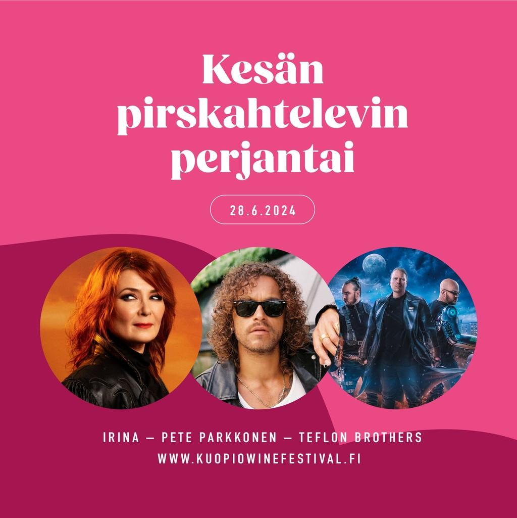 Lineup Poster Kuopio Wine Festival 2024