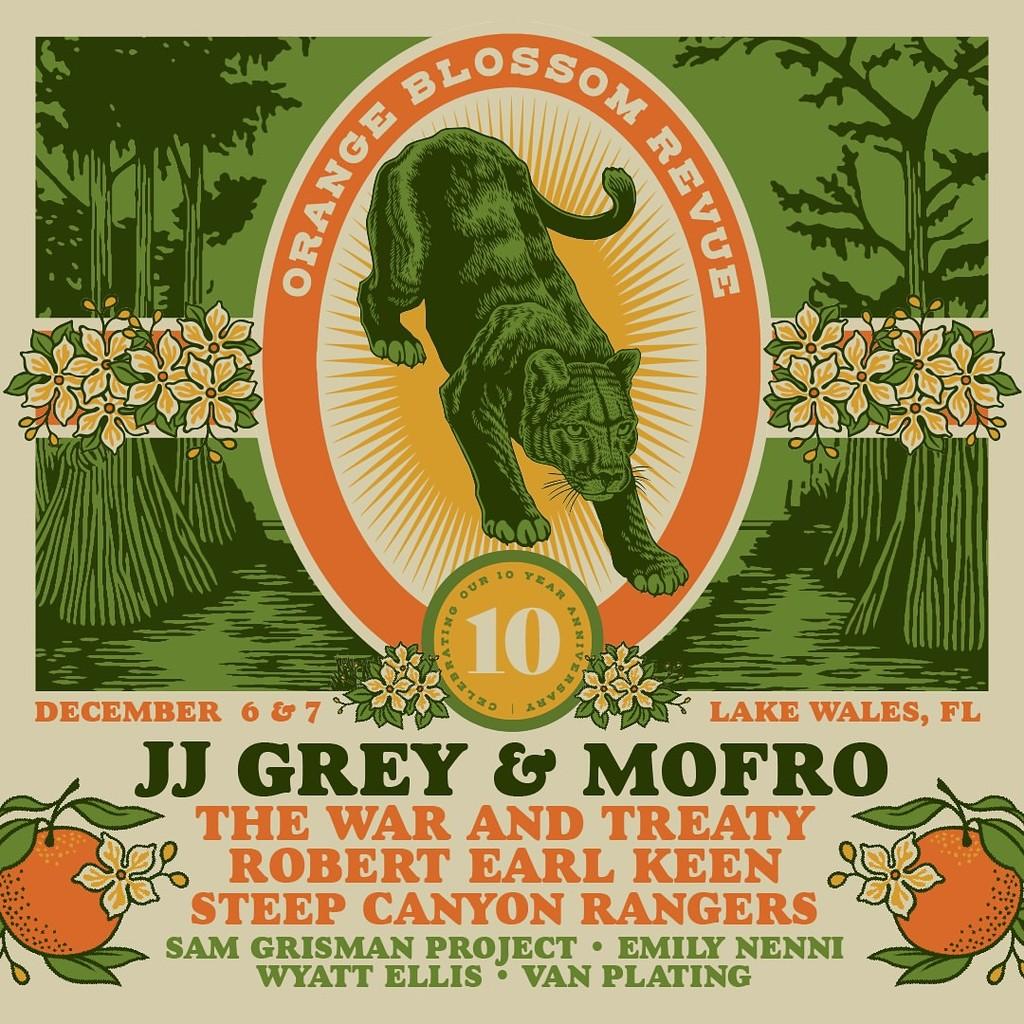 Lineup Poster Orange Blossom Revue 2024