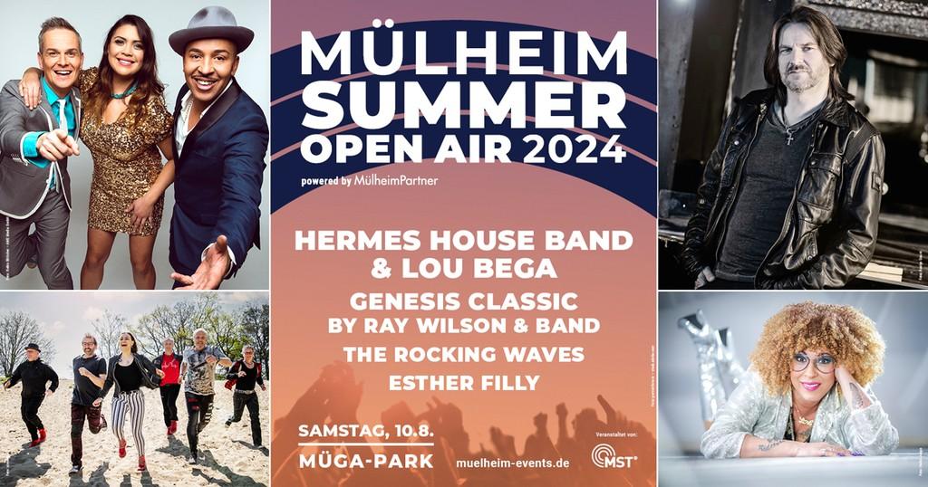 Lineup Poster Mülheim Summer Open Air 2024