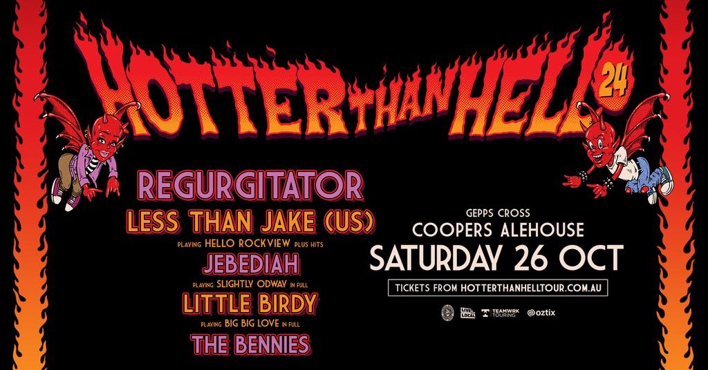 Lineup Poster Hotter Than Hell Gepps Cross 2024