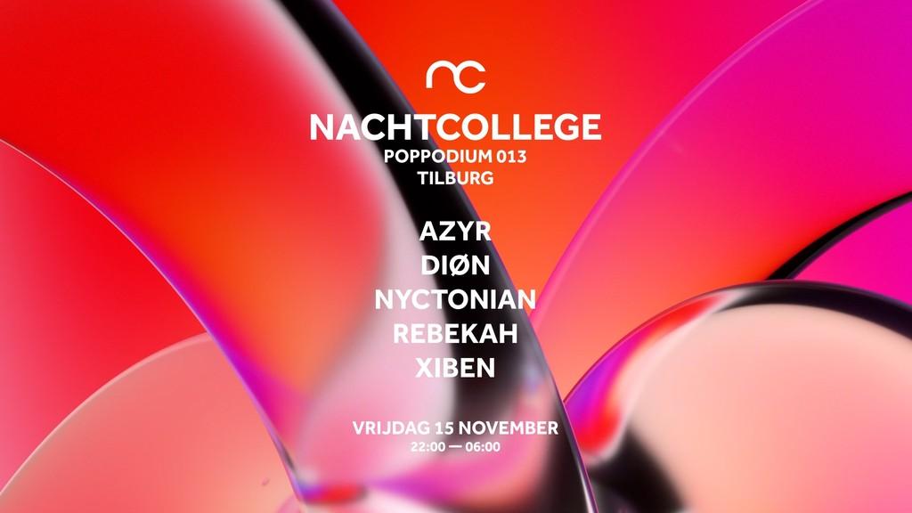 Lineup Poster Nachtcollege Tilburg 2024