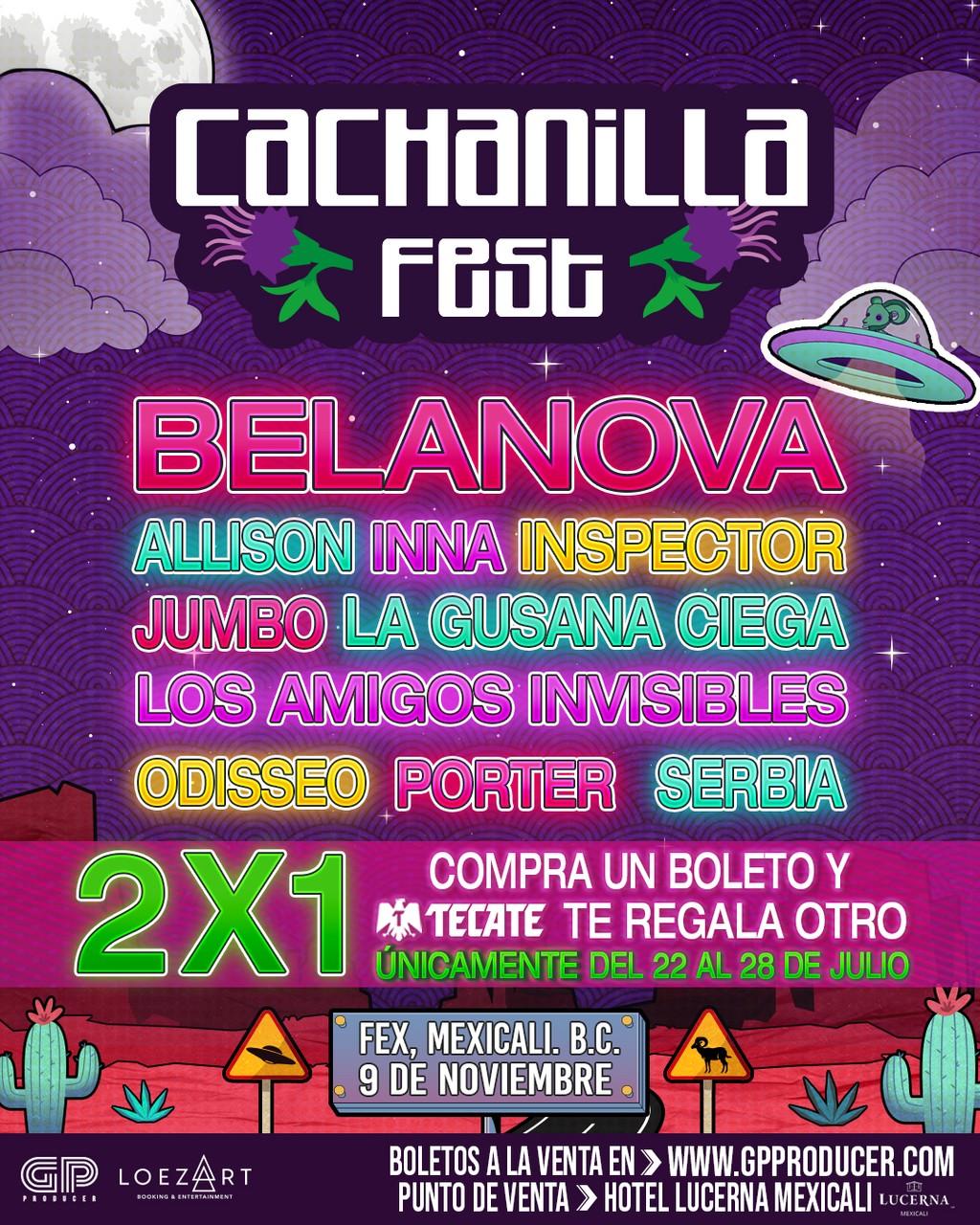 Lineup Poster Cachanilla Fest 2024