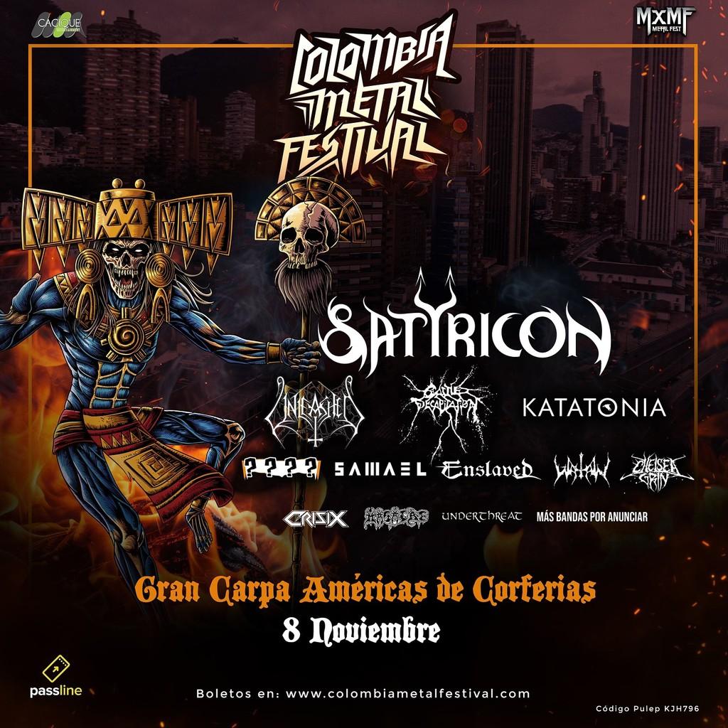 Lineup Poster Colombia Metal Festival 2024