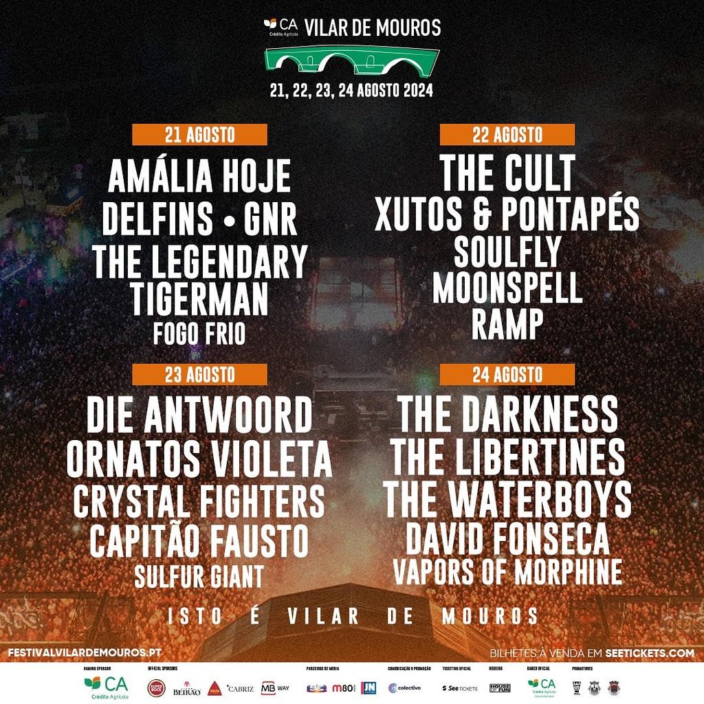 Lineup Poster Edp Vilar De Mouros 2024