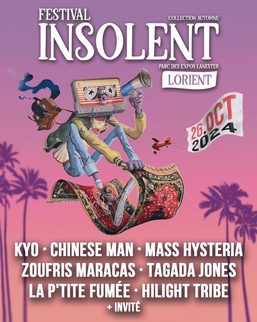 Lineup Poster Festival Insolent 2024