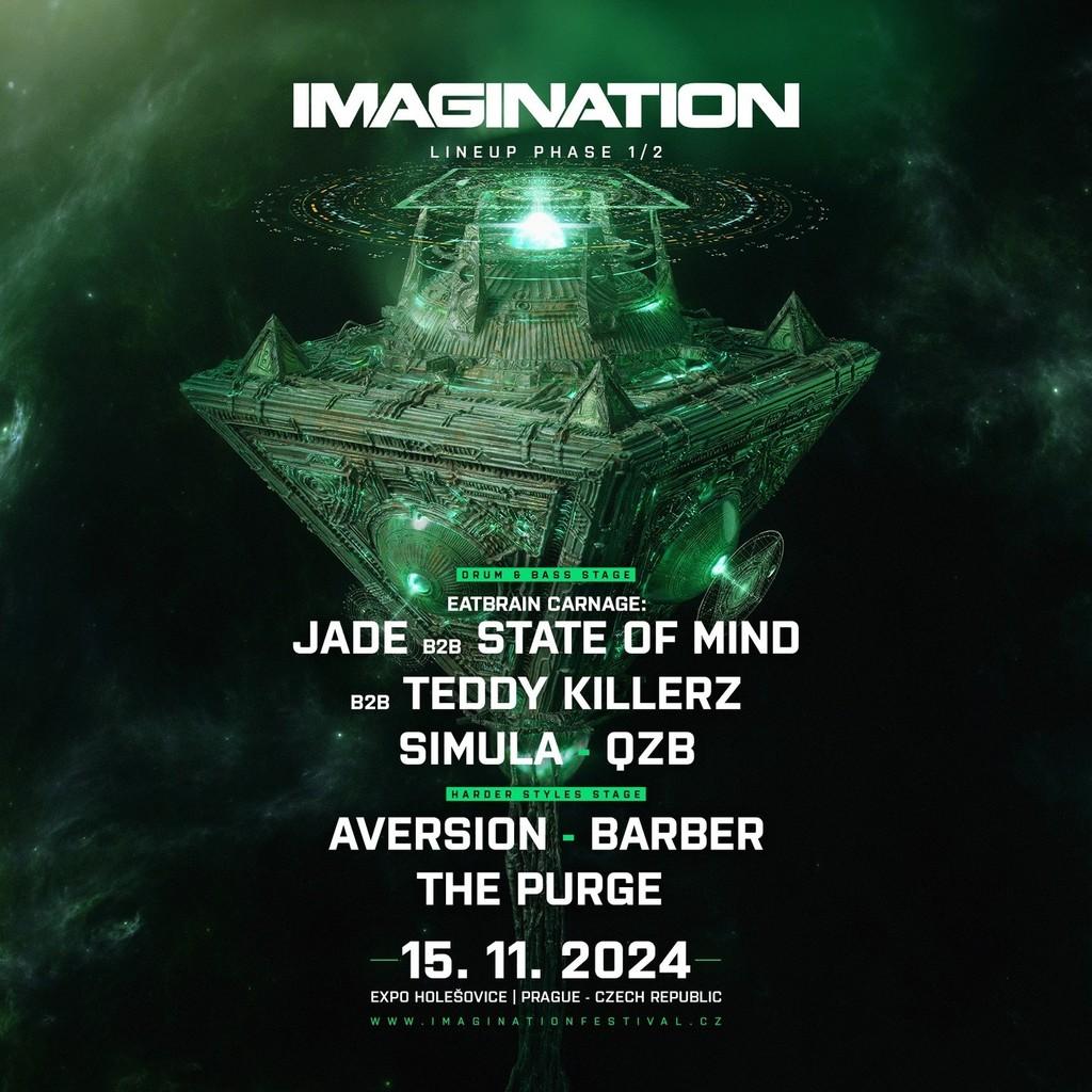 Lineup Poster Imagination Festival 2024