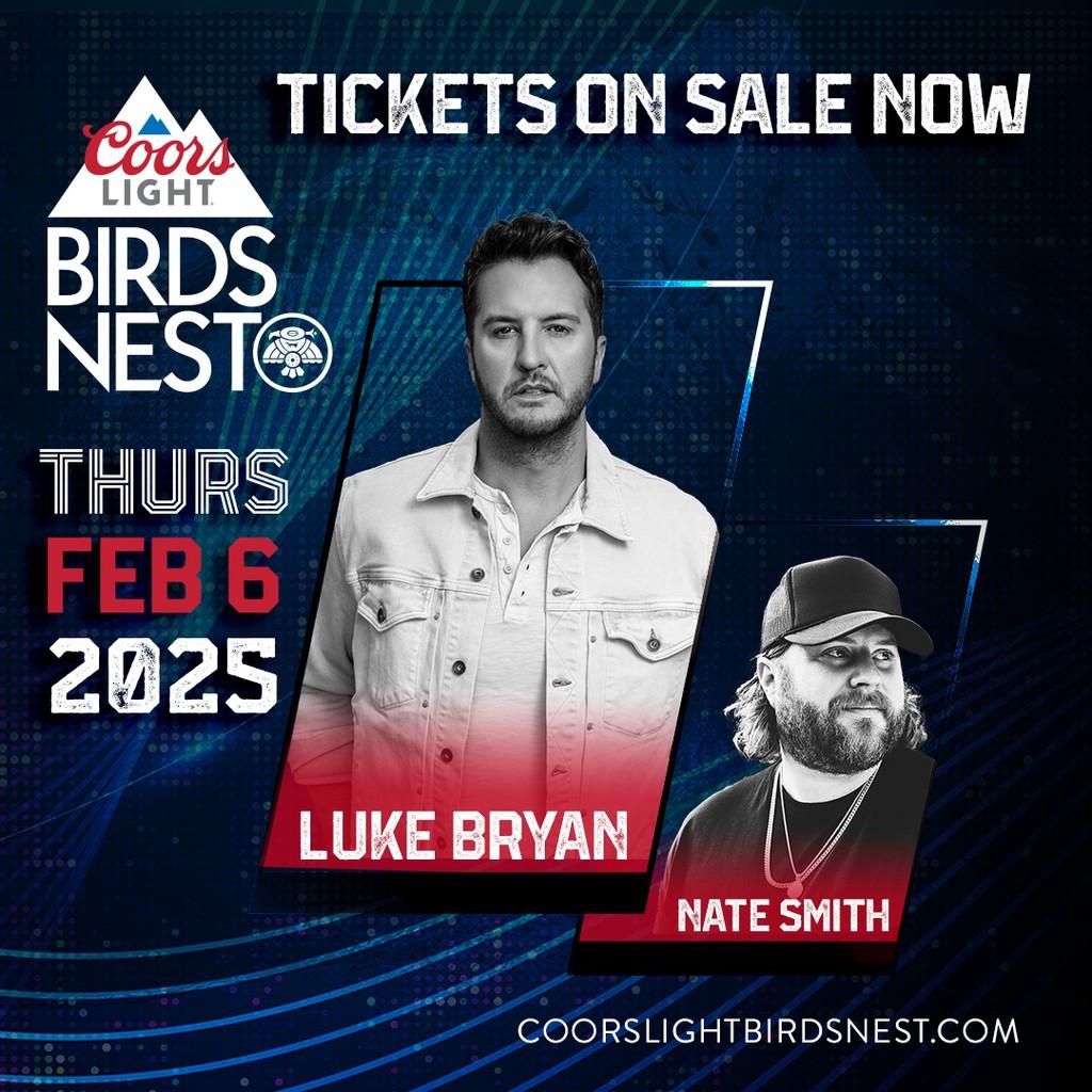 Lineup Poster Coors Light Birds Nest 2025