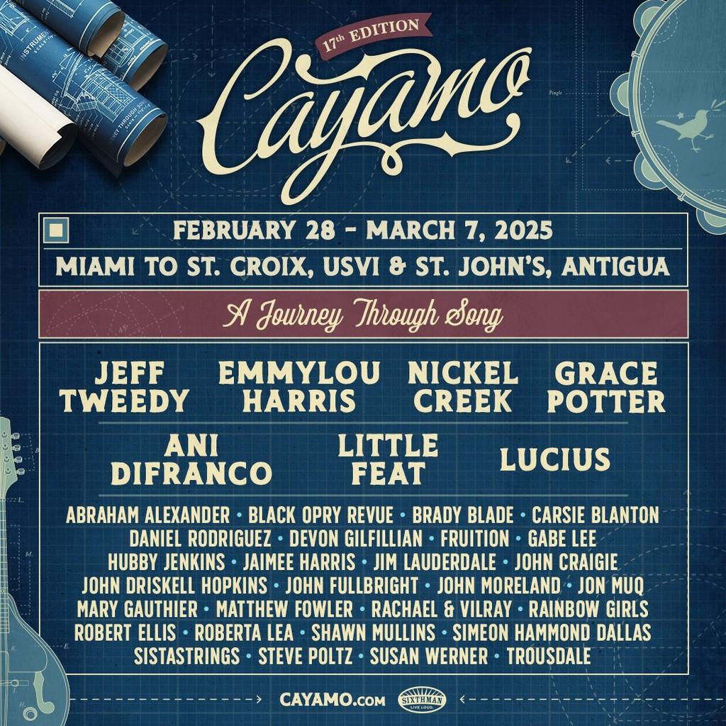 Lineup Poster Cayamo 2025