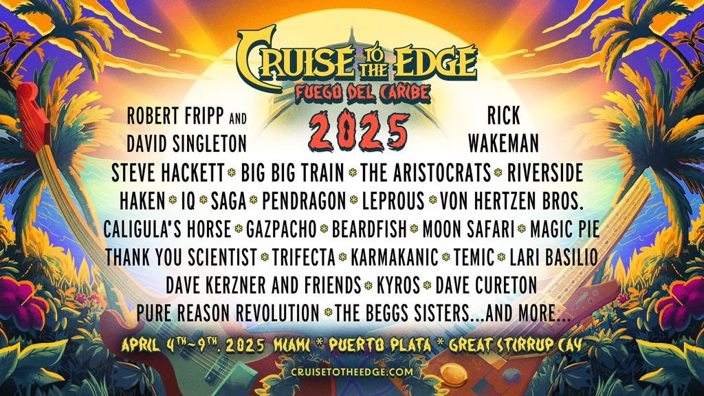 Lineup Poster Cruise To The Edge 2025