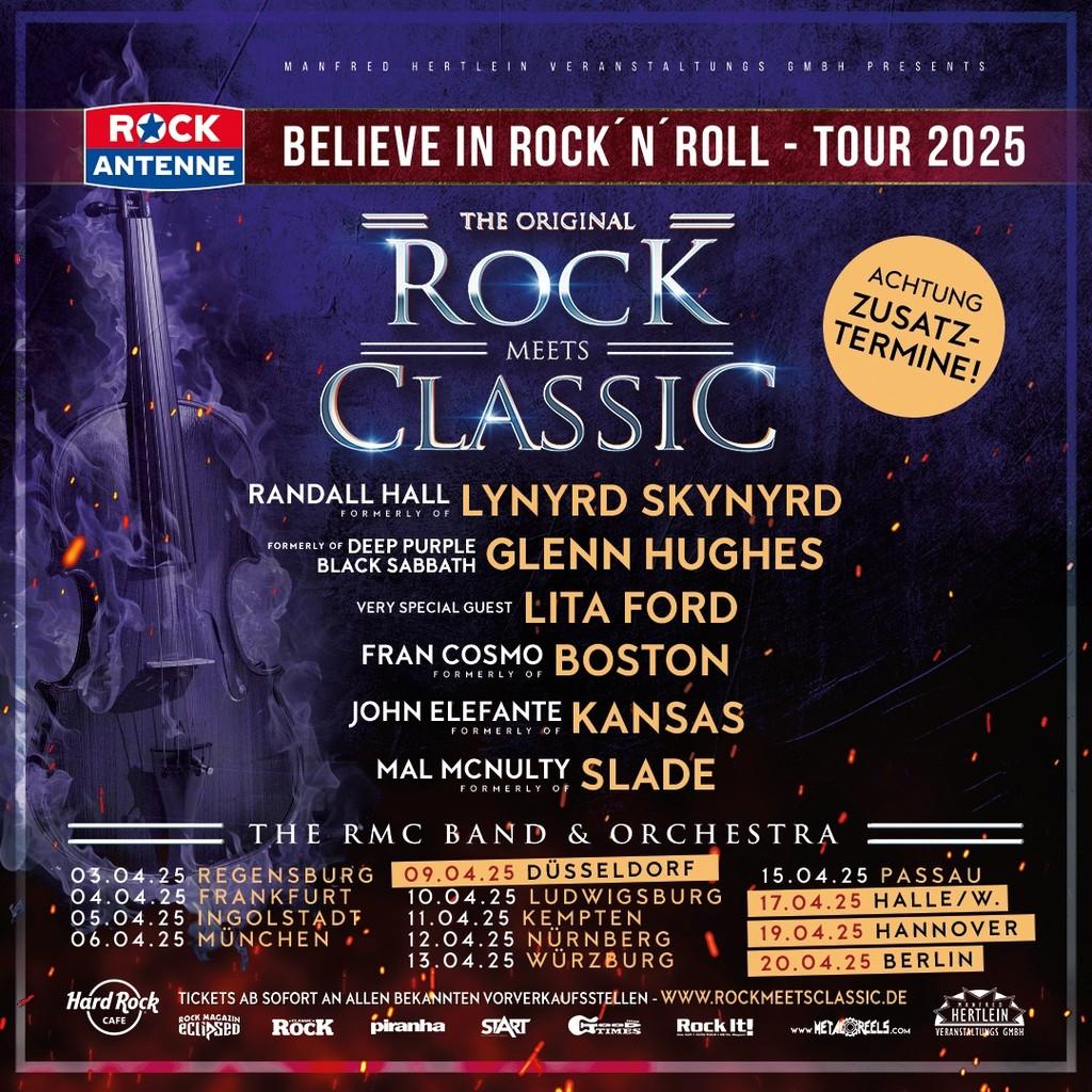 Lineup Poster Rock meets Classic Ingolstadt 2025