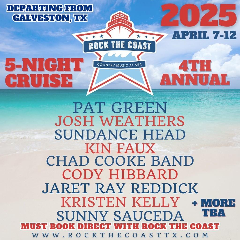 Lineup Poster Rock the Coast 2025