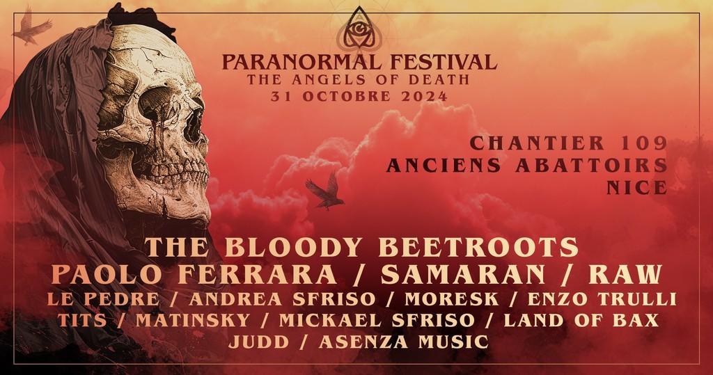 Lineup Poster Paranormal Festival Nice 2024