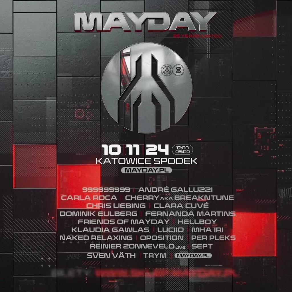 Lineup Poster Mayday Poland 2024