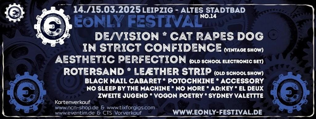 Lineup Poster E-Only Festival 2025