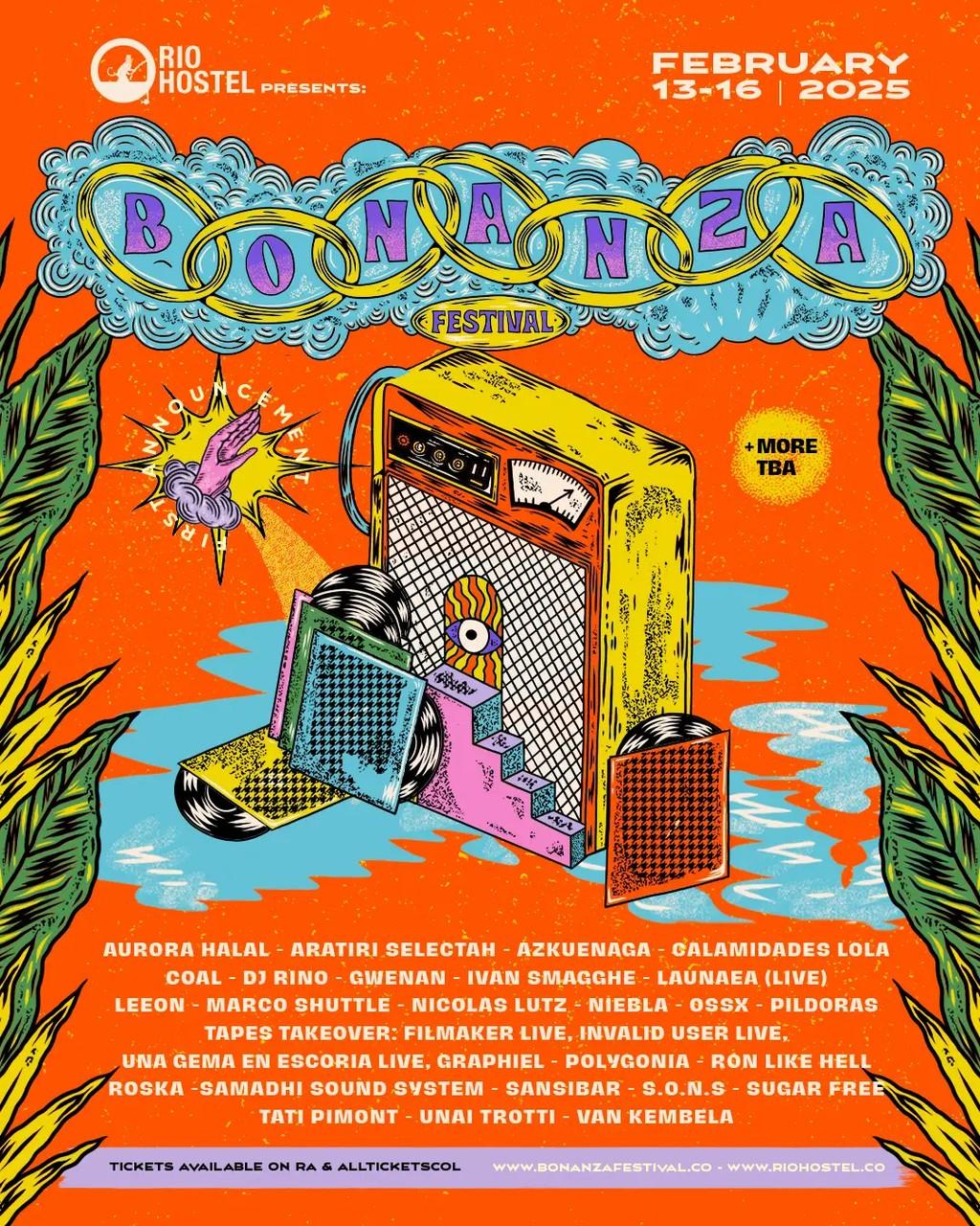 Lineup Poster Bonanza 2025