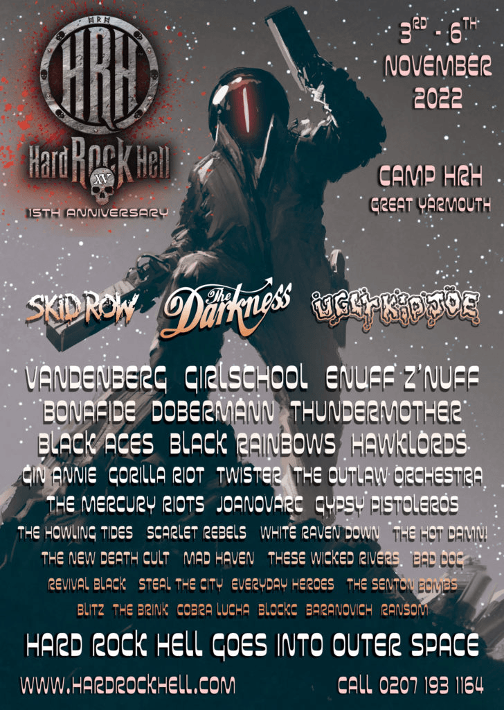 Lineup Poster Hard Rock Hell 2022