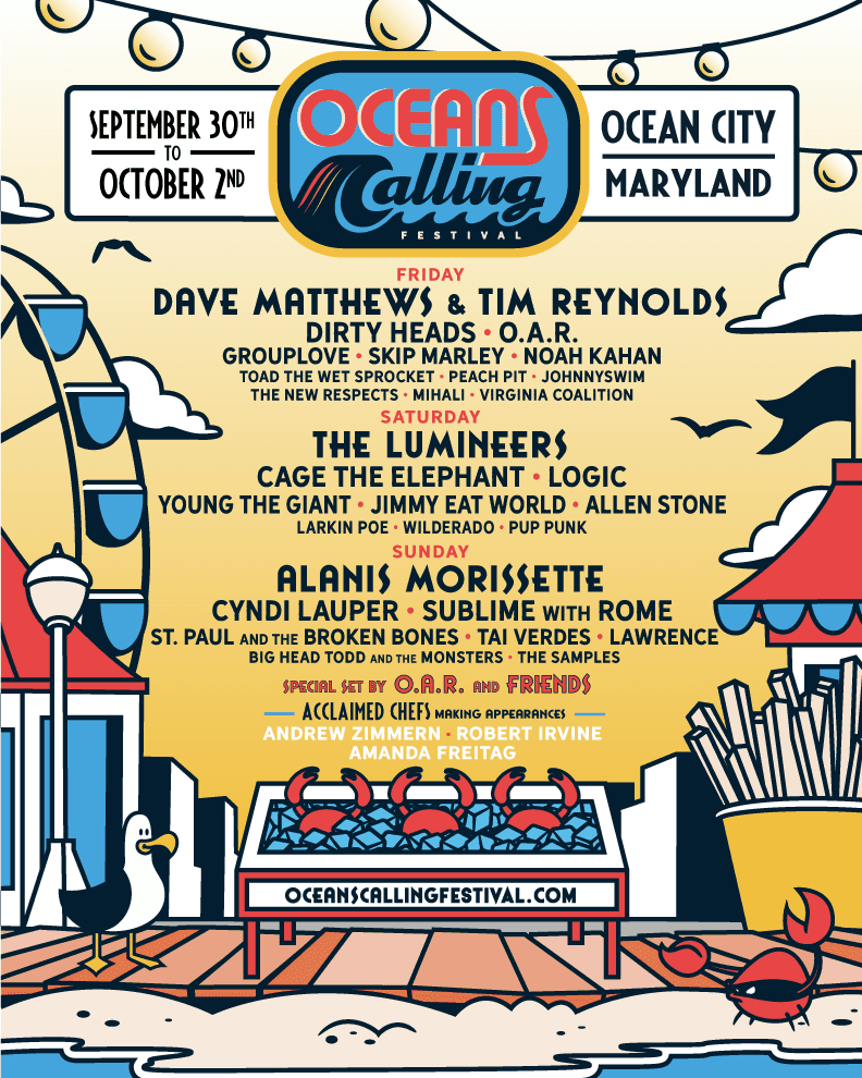 Lineup Poster Oceans Calling 2022