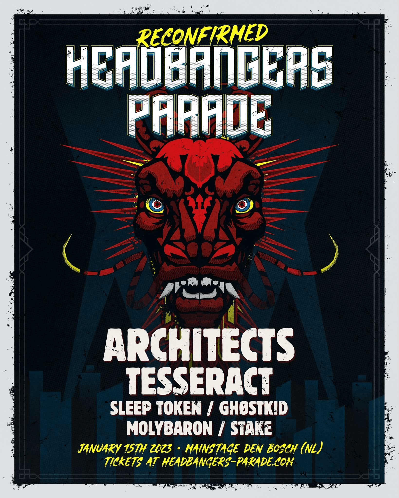 Lineup Poster Headbangers Parade 2023