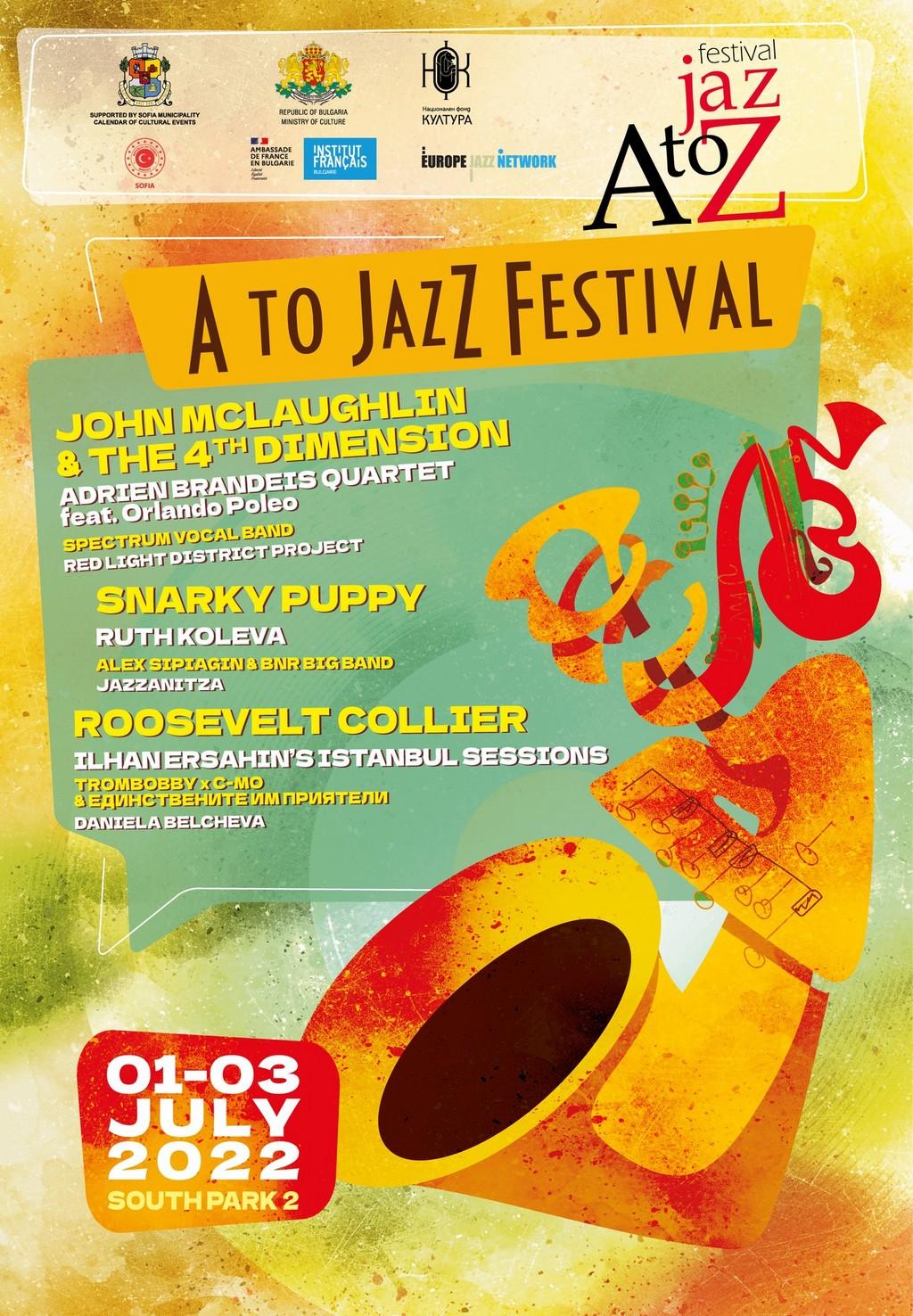 Lineup Poster A to JazZ Festival 2022