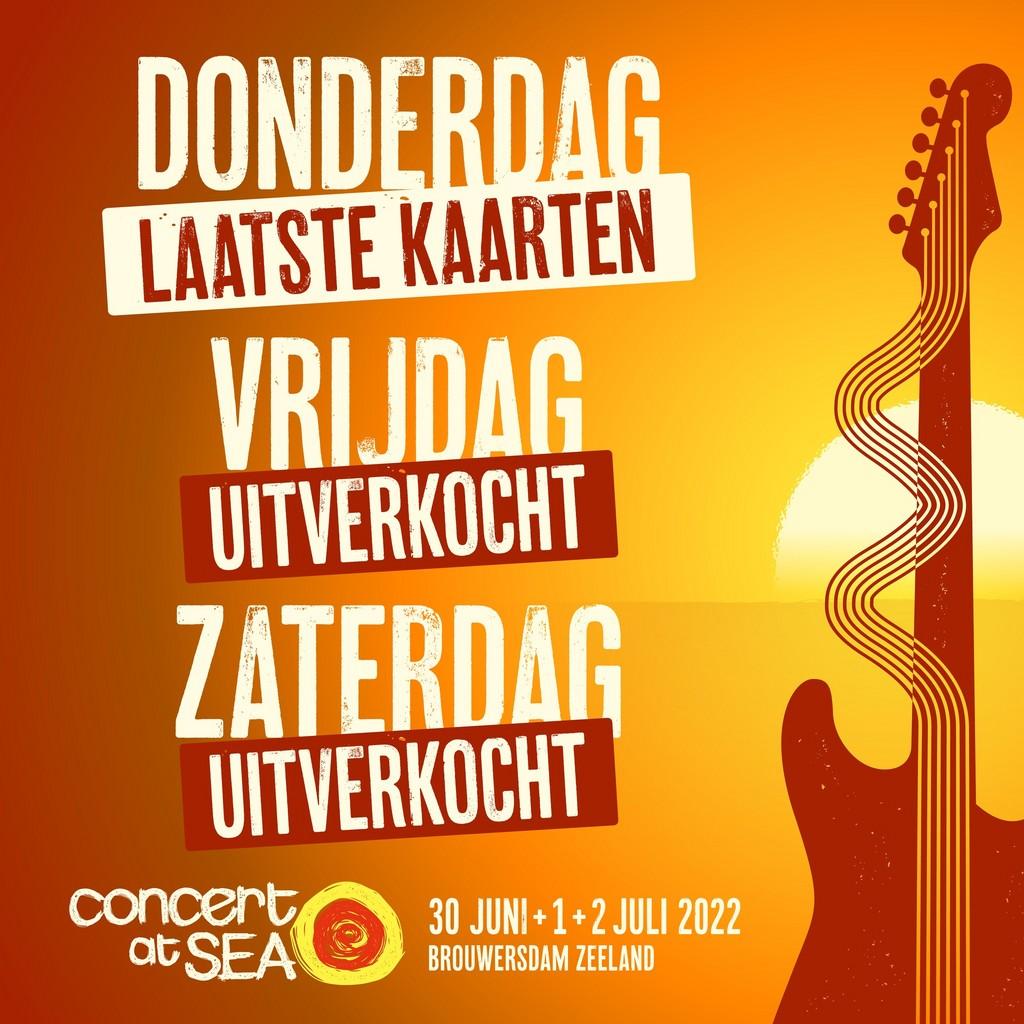 Lineup Poster Concert At Sea 2022