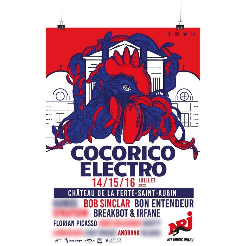 Lineup Poster Cocorico Electro 2022