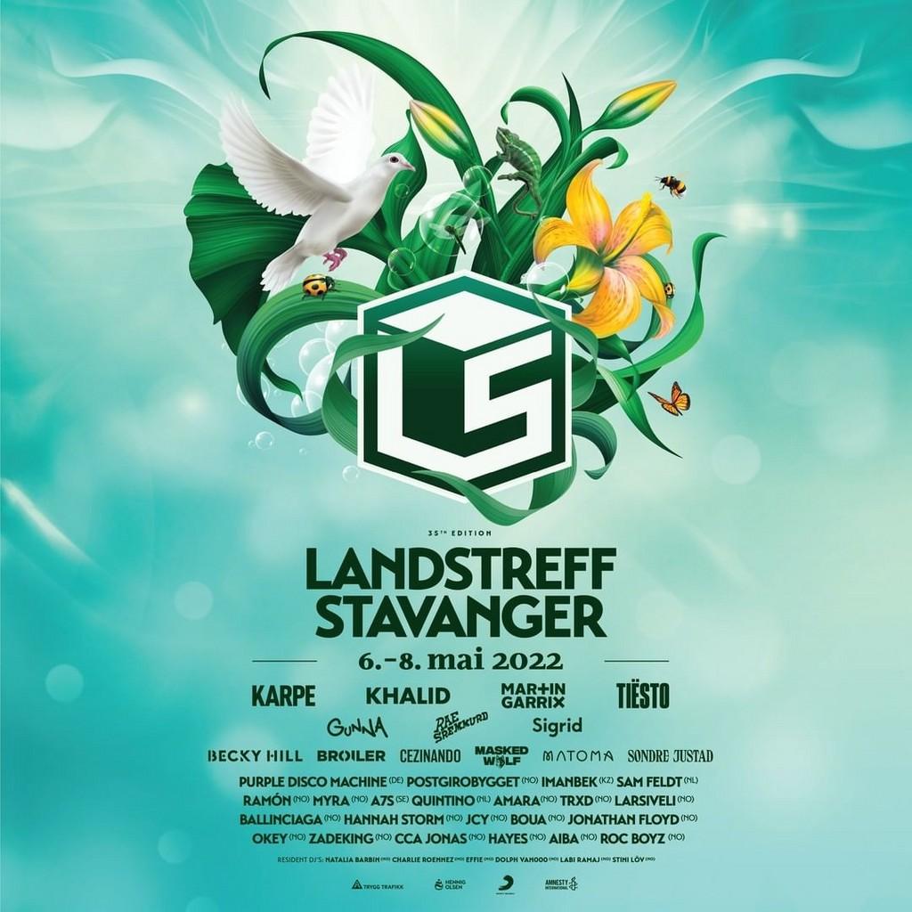 Lineup Poster Landstreff Stavanger 2022
