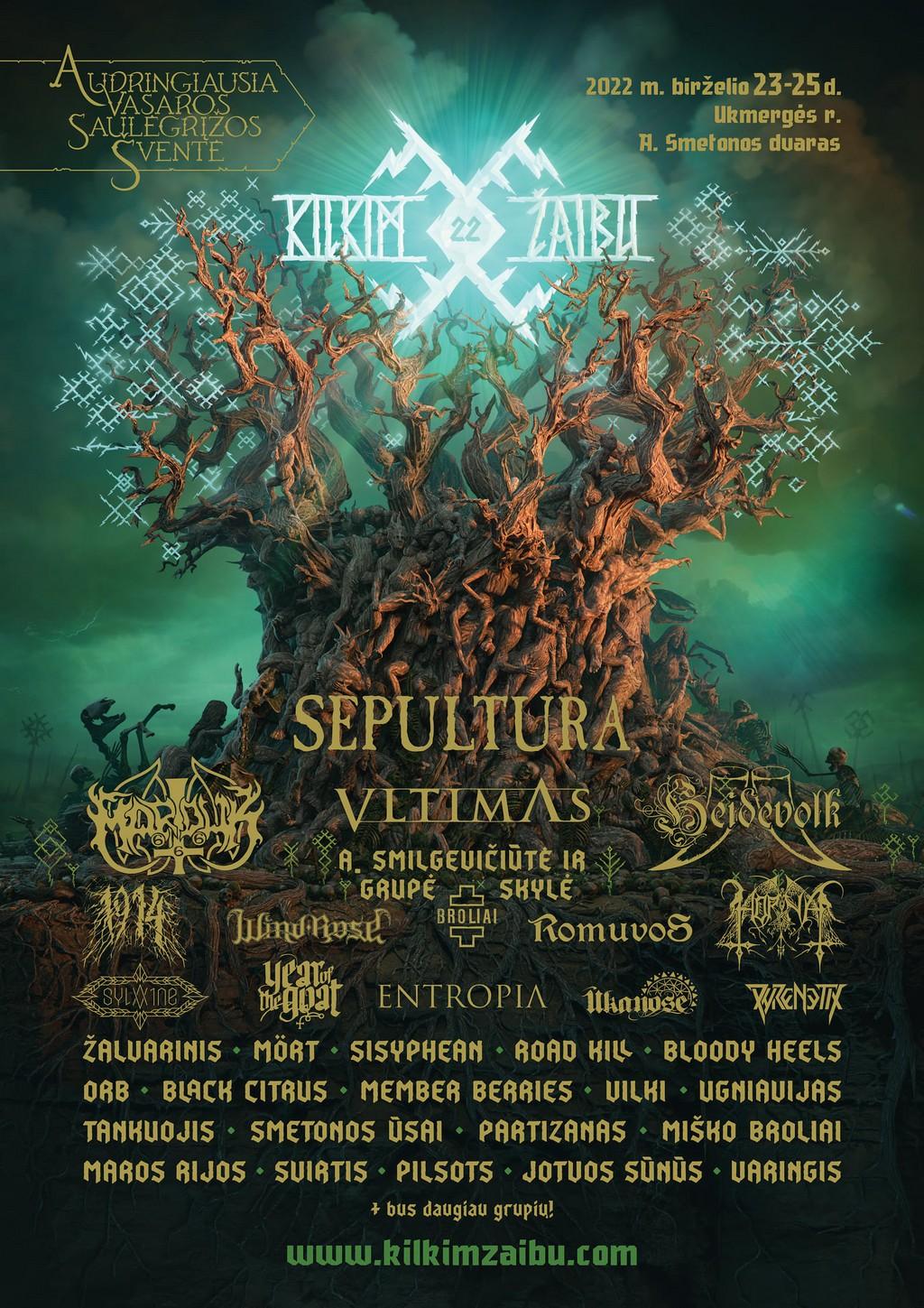 Lineup Poster Kilkim Zaibu 2022