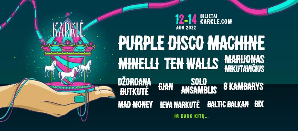 Lineup Poster Karklė Festival 2022