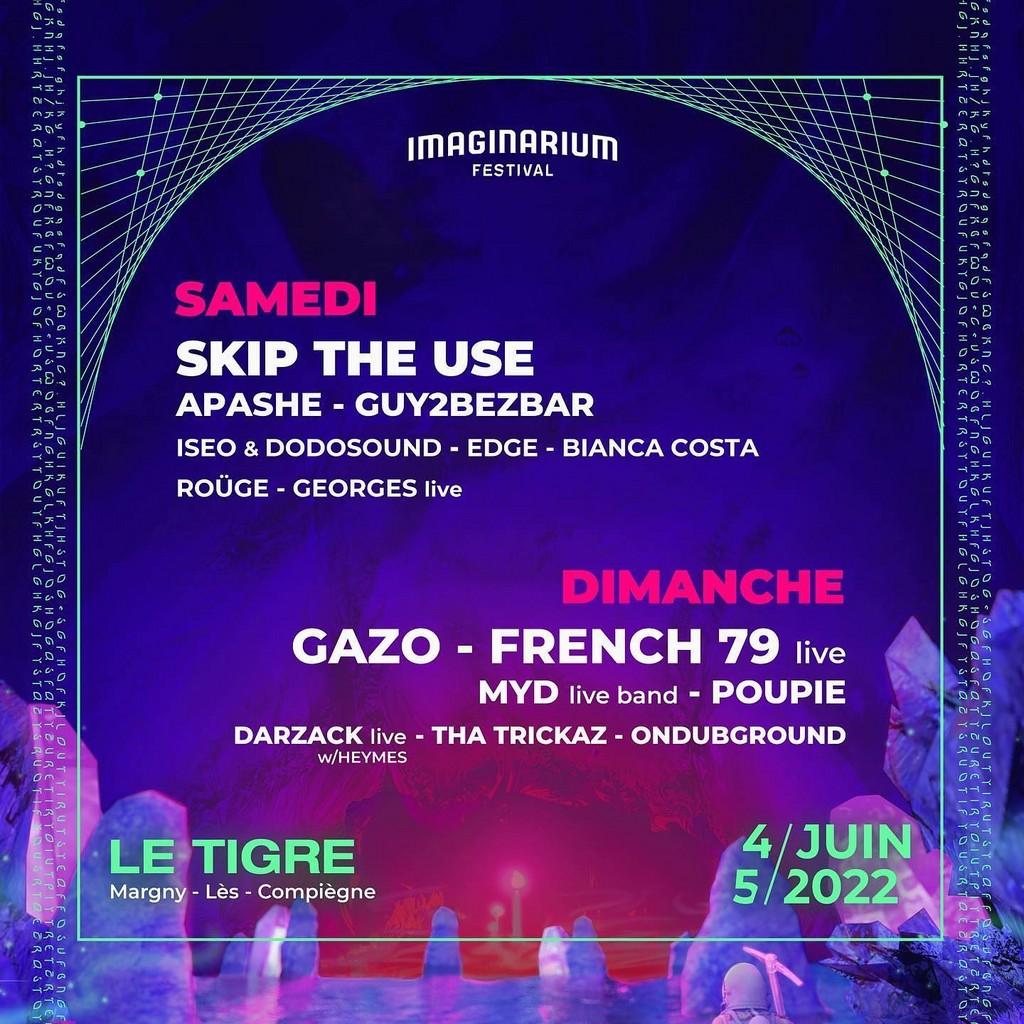 Lineup Poster Imaginarium Festival 2022