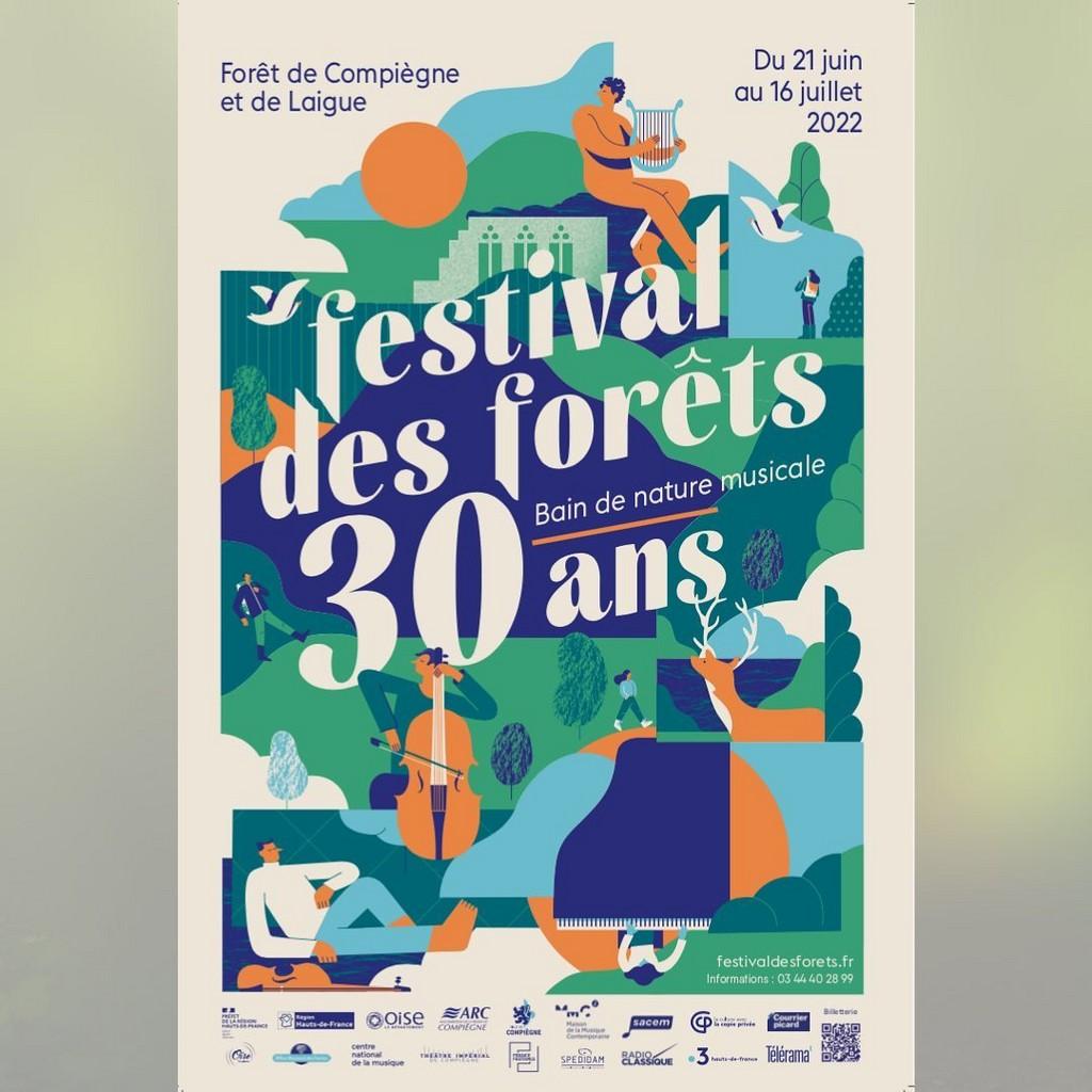 Lineup Poster Festival des Forêts 2022