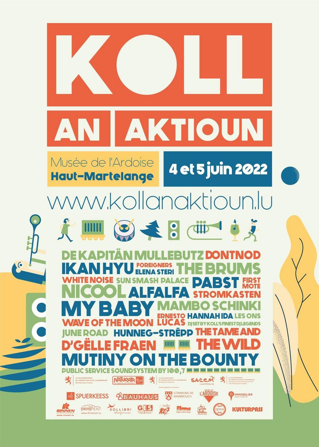 Lineup Poster Koll An Aktioun 2022