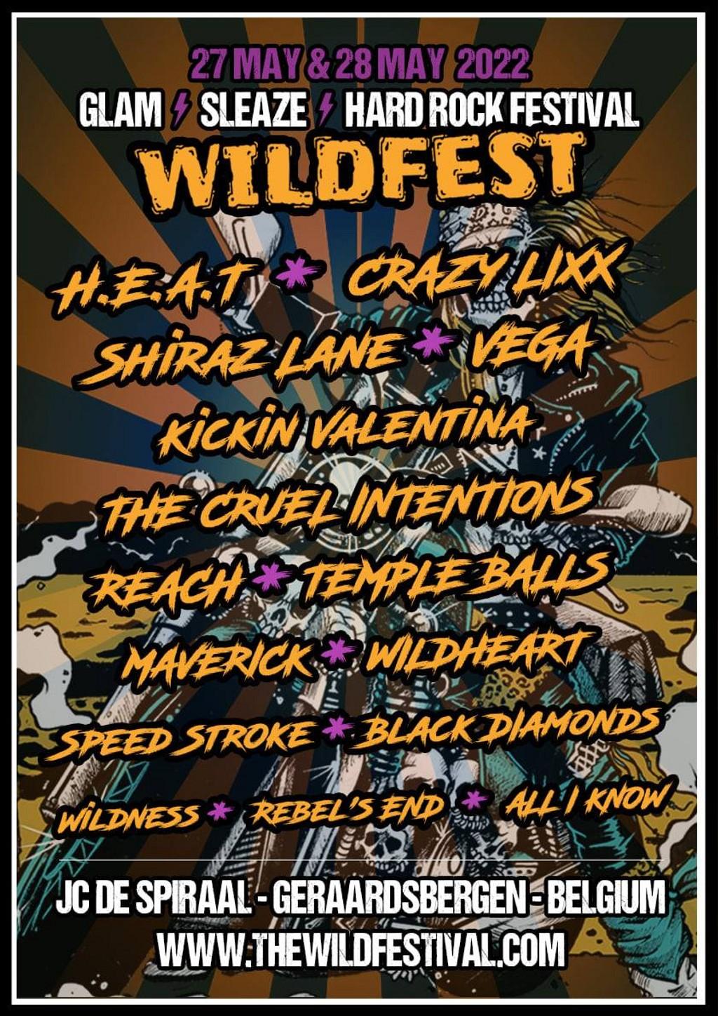 Lineup Poster WildFest 2022