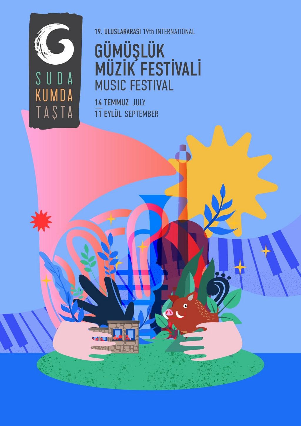 Lineup Poster International Gümüşlük Music Festival 2022