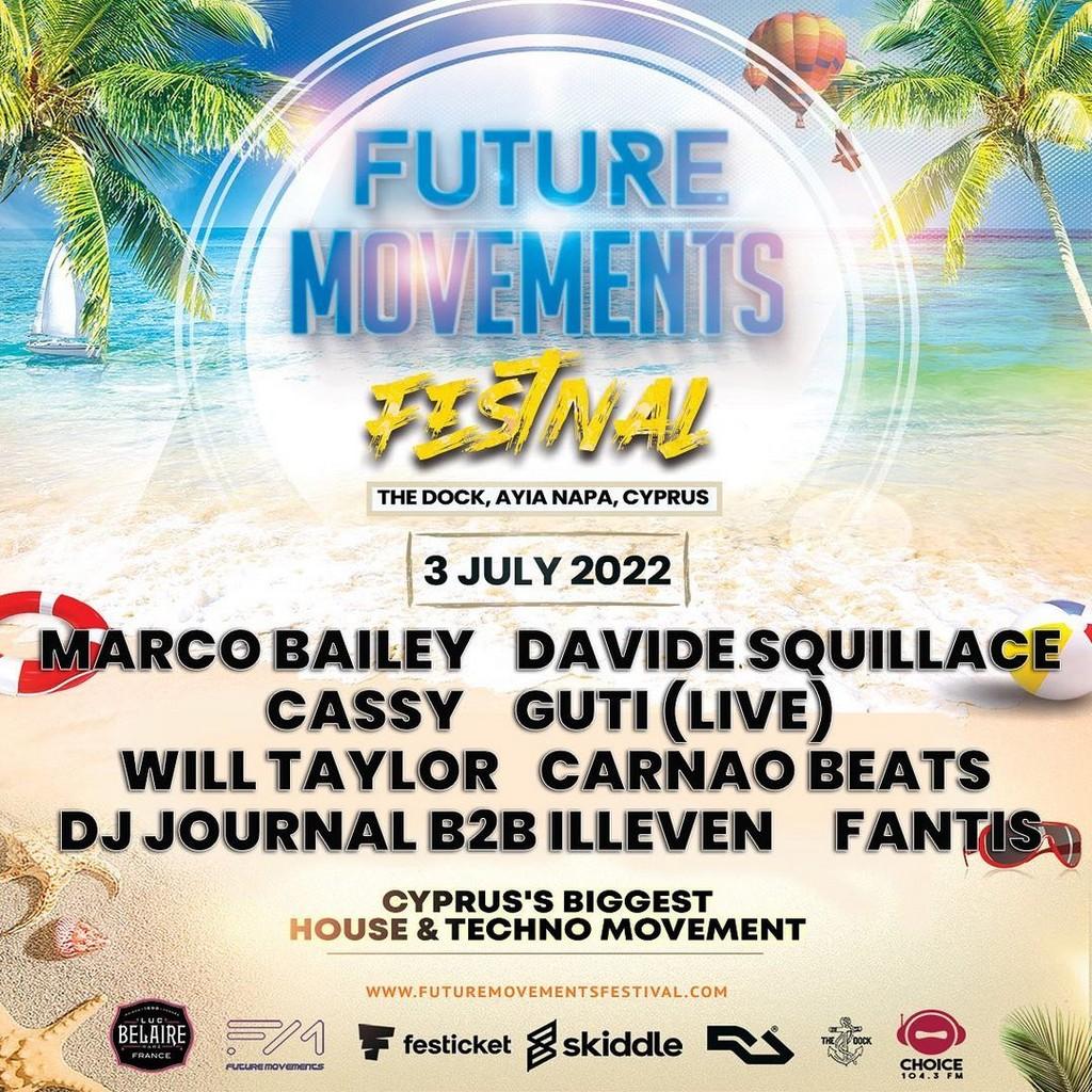 Lineup Poster Future Movements Festival 2022