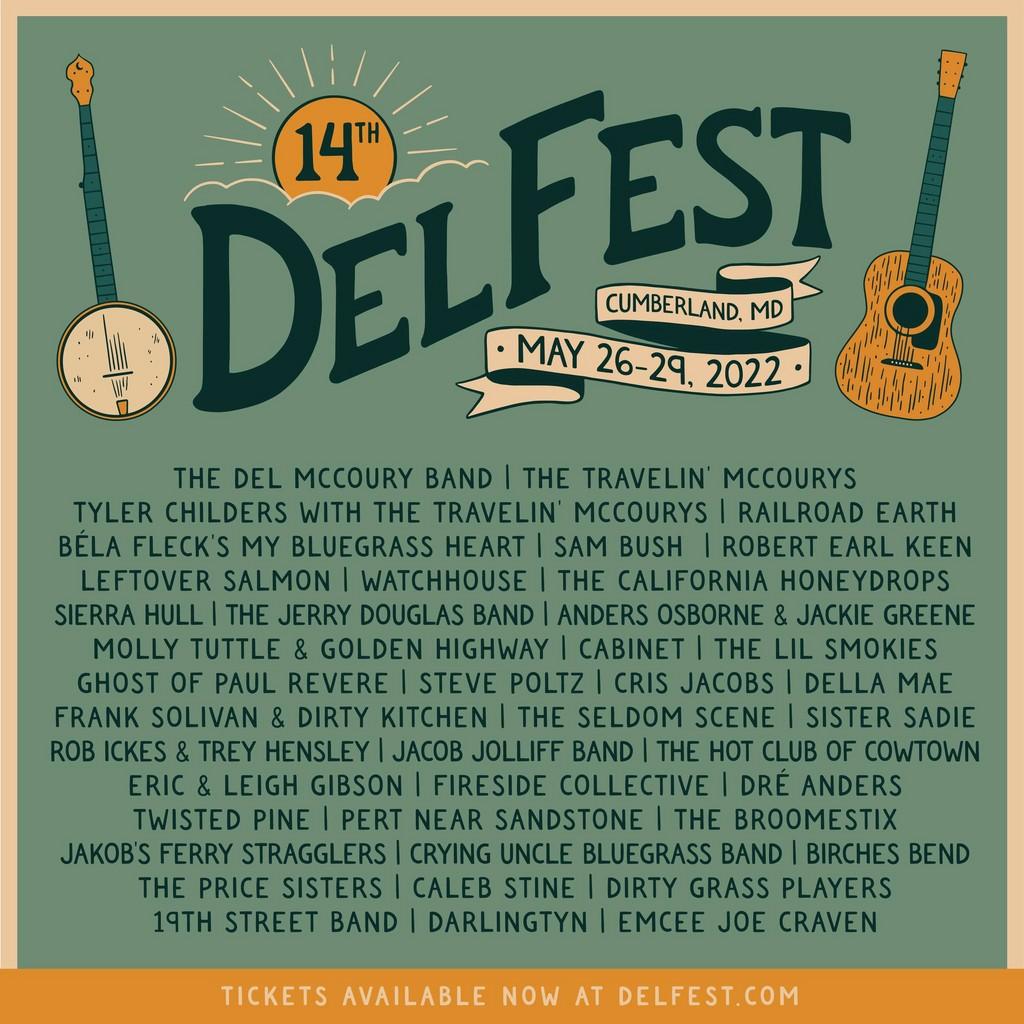 Lineup Poster DelFest 2022