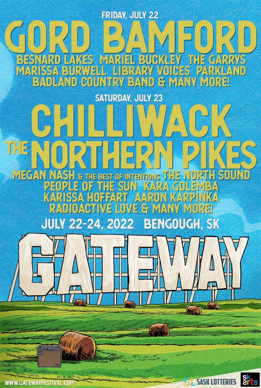 Lineup Poster Gateway Festival 2022