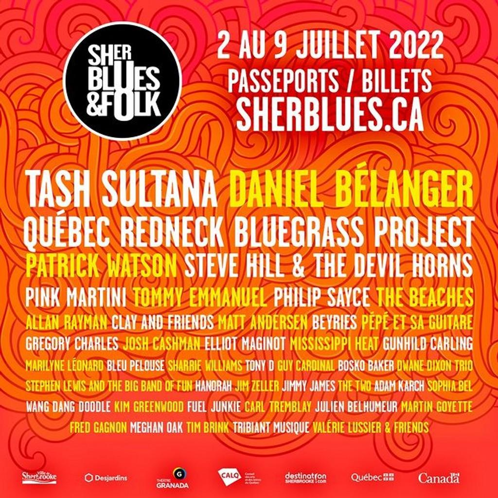 Lineup Poster Sherblues & Folk 2022