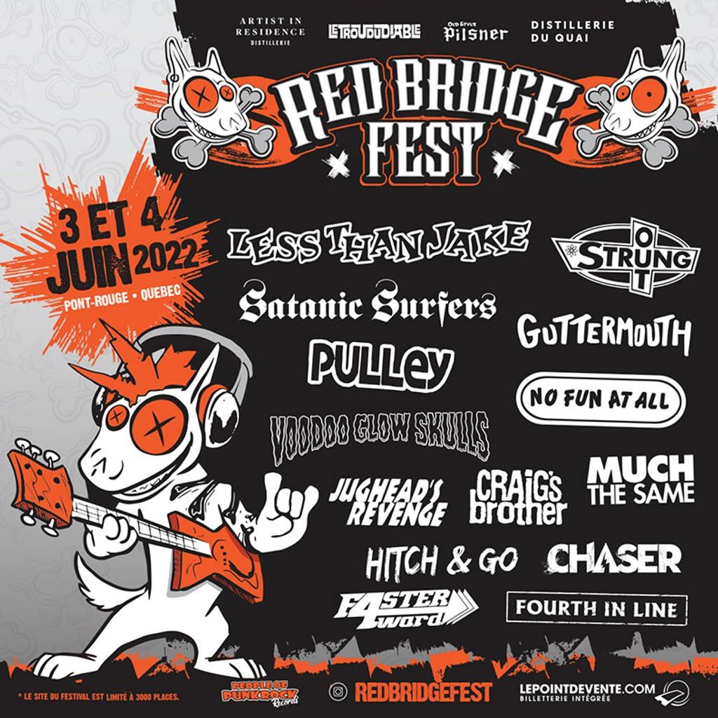 Lineup Poster Red Bridge Fest 2022