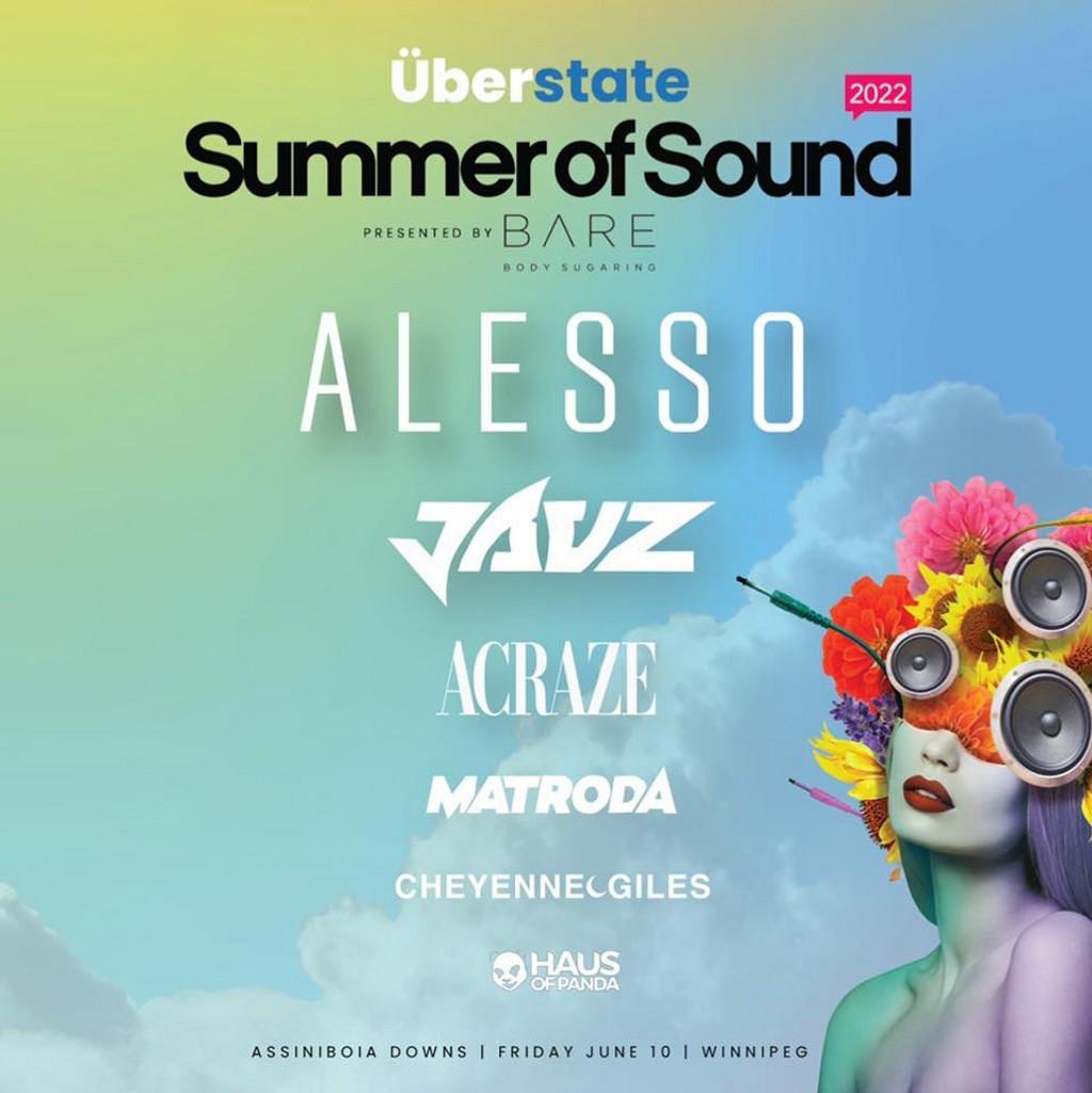 Lineup Poster Summer of Sound 2022