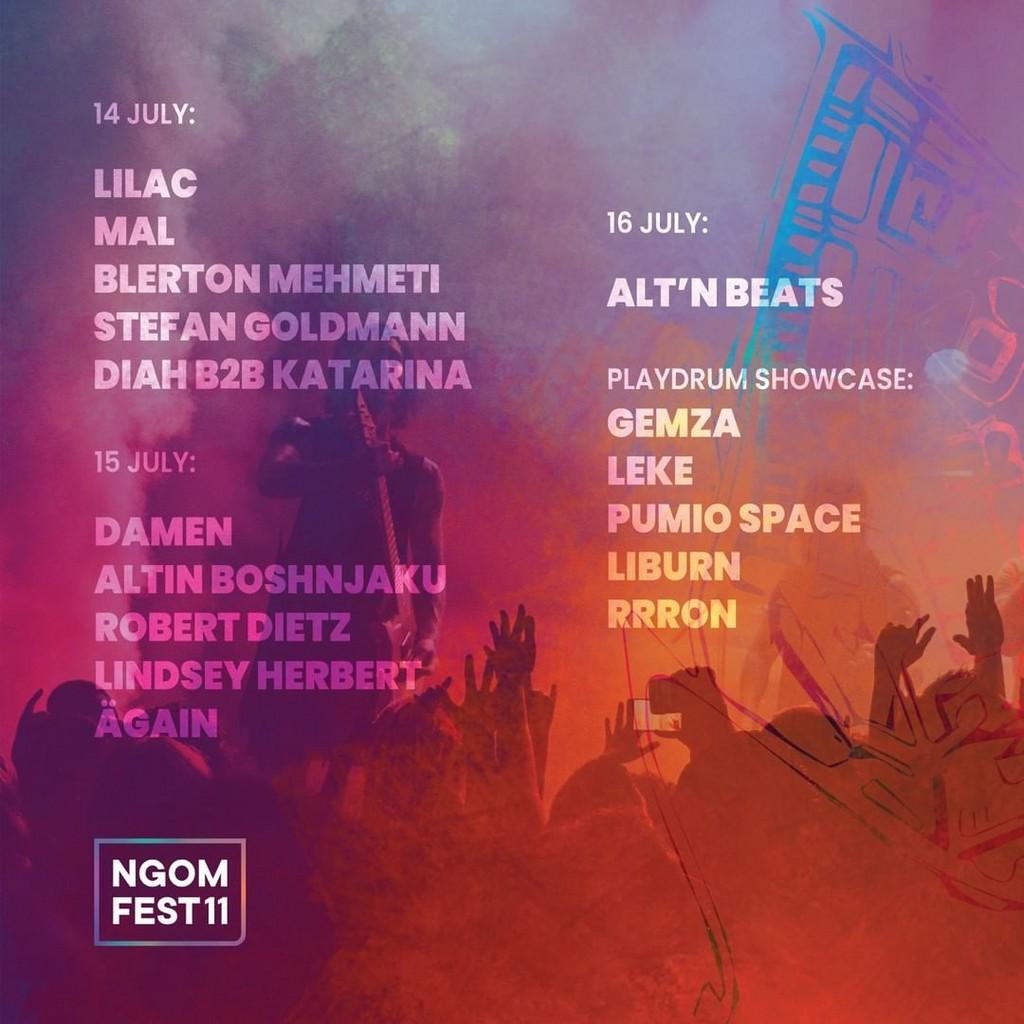 Lineup Poster NGOM Festival 2022