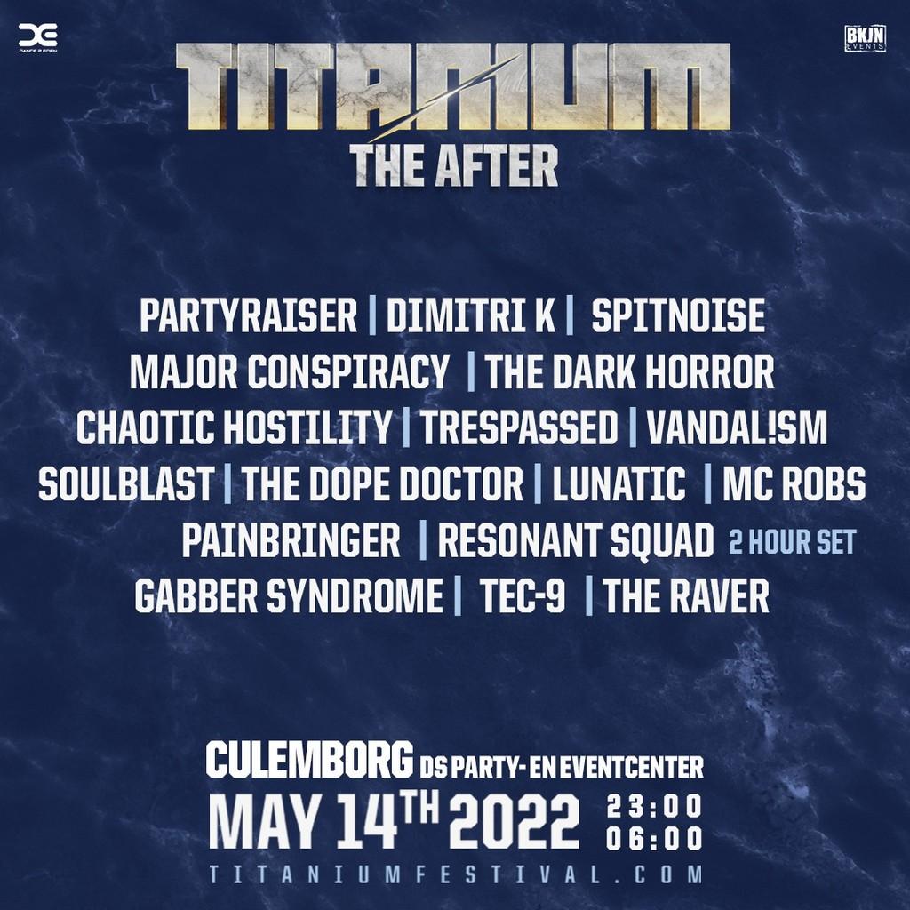 Lineup Poster Titanium Festival 2022