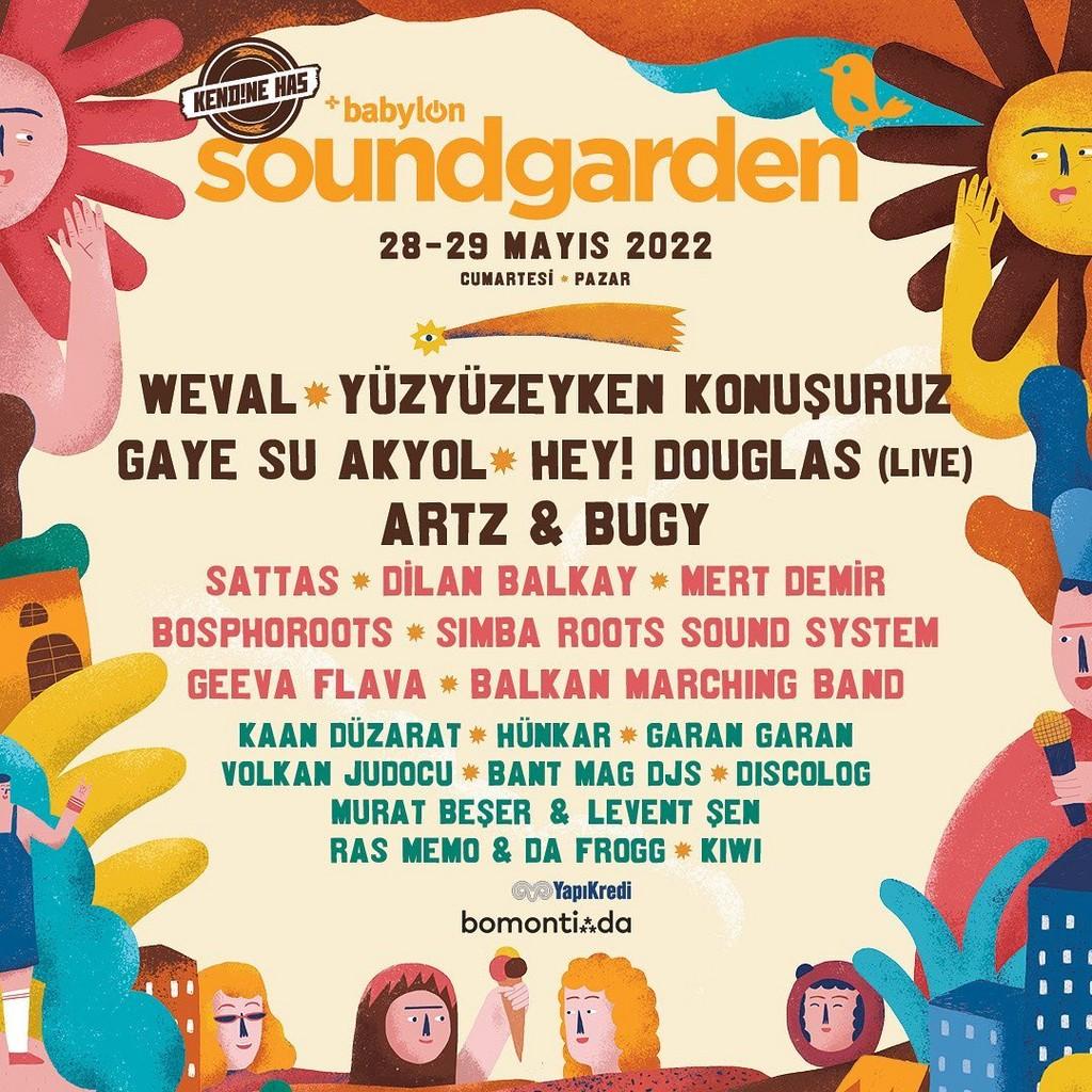 Lineup Poster Babylon Soundgarden 2022