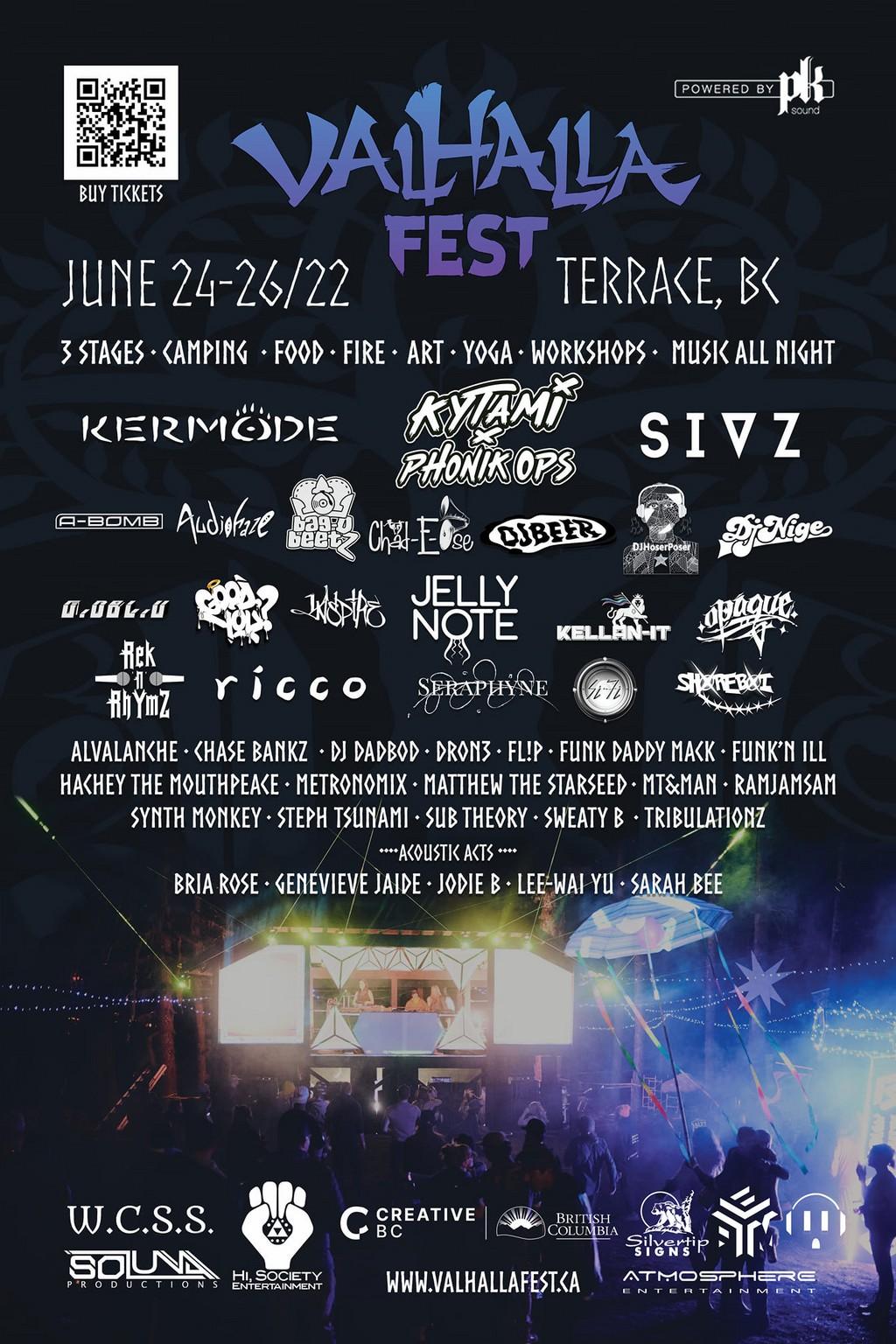 Lineup Poster ValhallaFest 2022