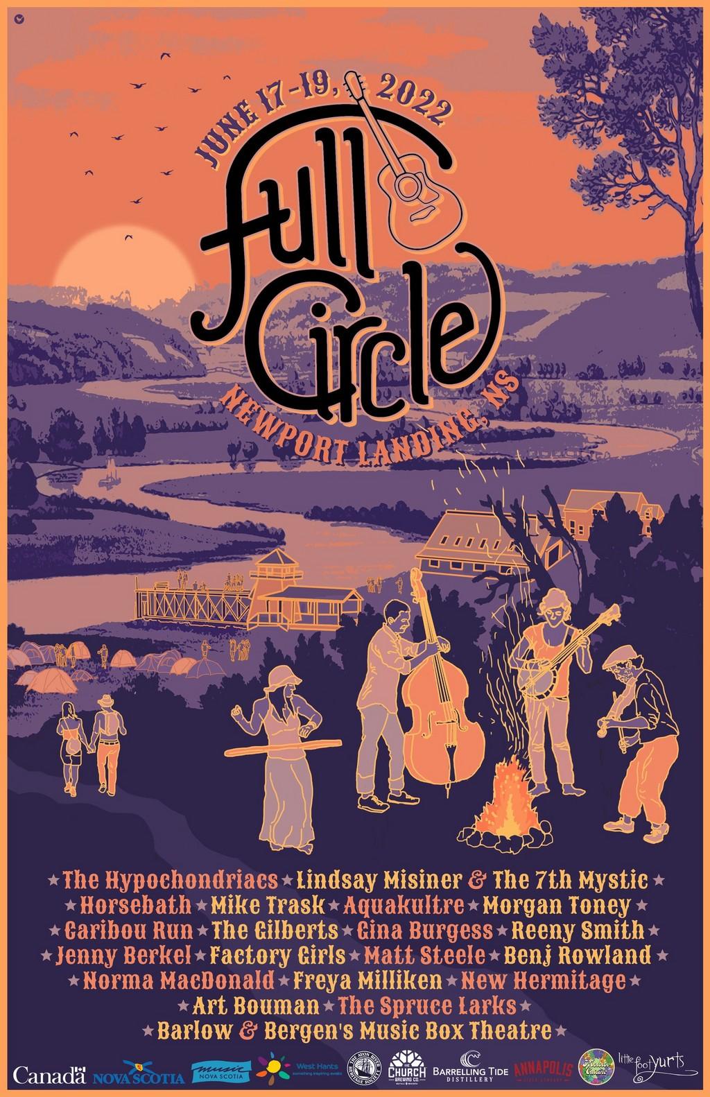 Lineup Poster Full Circle Festival 2022