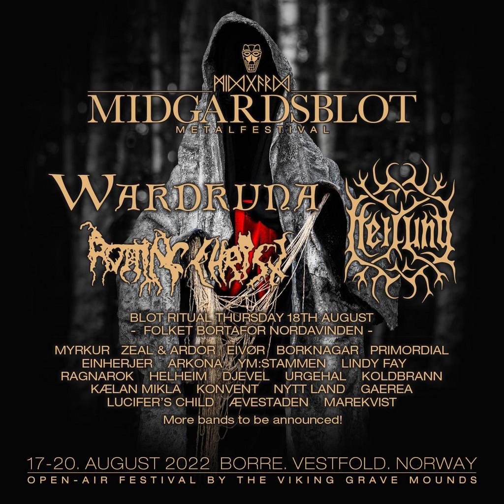 Lineup Poster Midgardsblot Metal Festival 2022