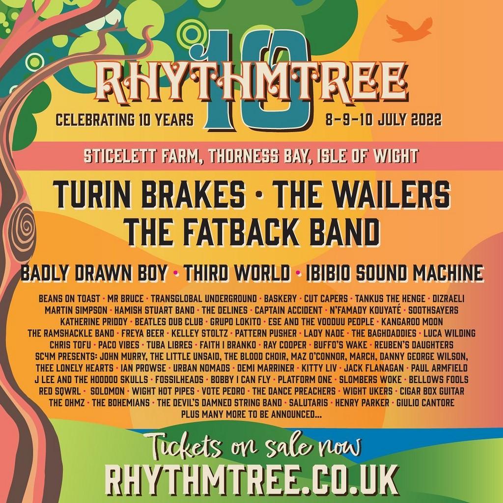 Lineup Poster Rhythmtree 2022