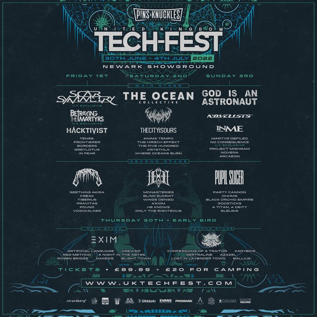 Lineup Poster UK Tech-Fest 2022