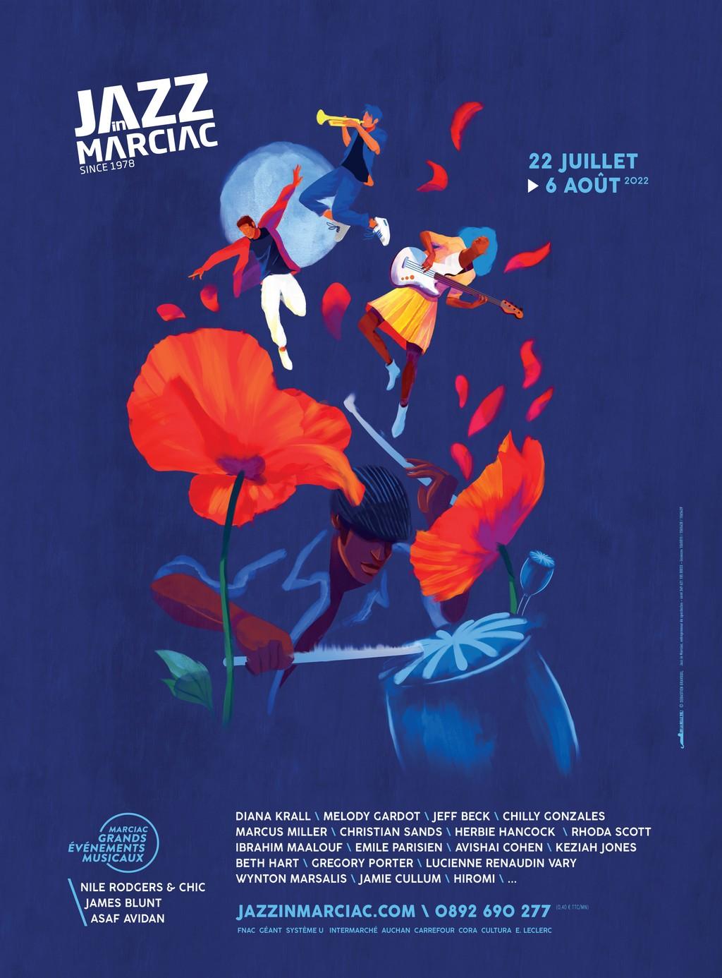 Lineup Poster Jazz in Marciac 2022