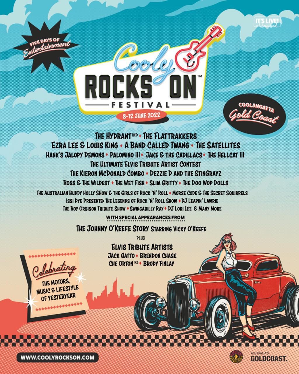 Lineup Poster Cooly Rocks On 2022